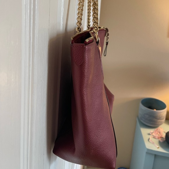 Coach leather rose shoulder bag - Picture 7 of 9